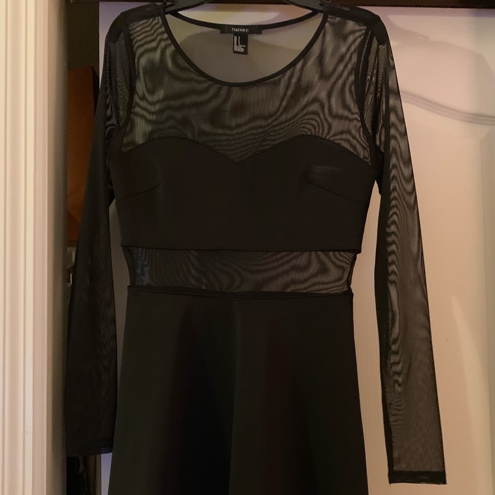 Forever 21 black cocktail dress